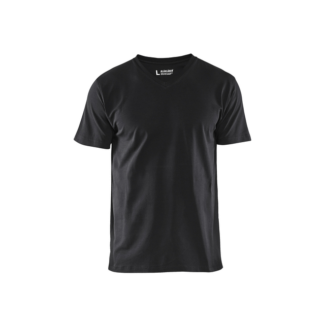T-SHIRT 3360 1029 V-RINGAD SVART XXL | Beijerbygg Byggmaterial